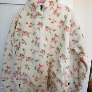Polo by Ralph Lauren Pink Floral Kids Fleece Pullover